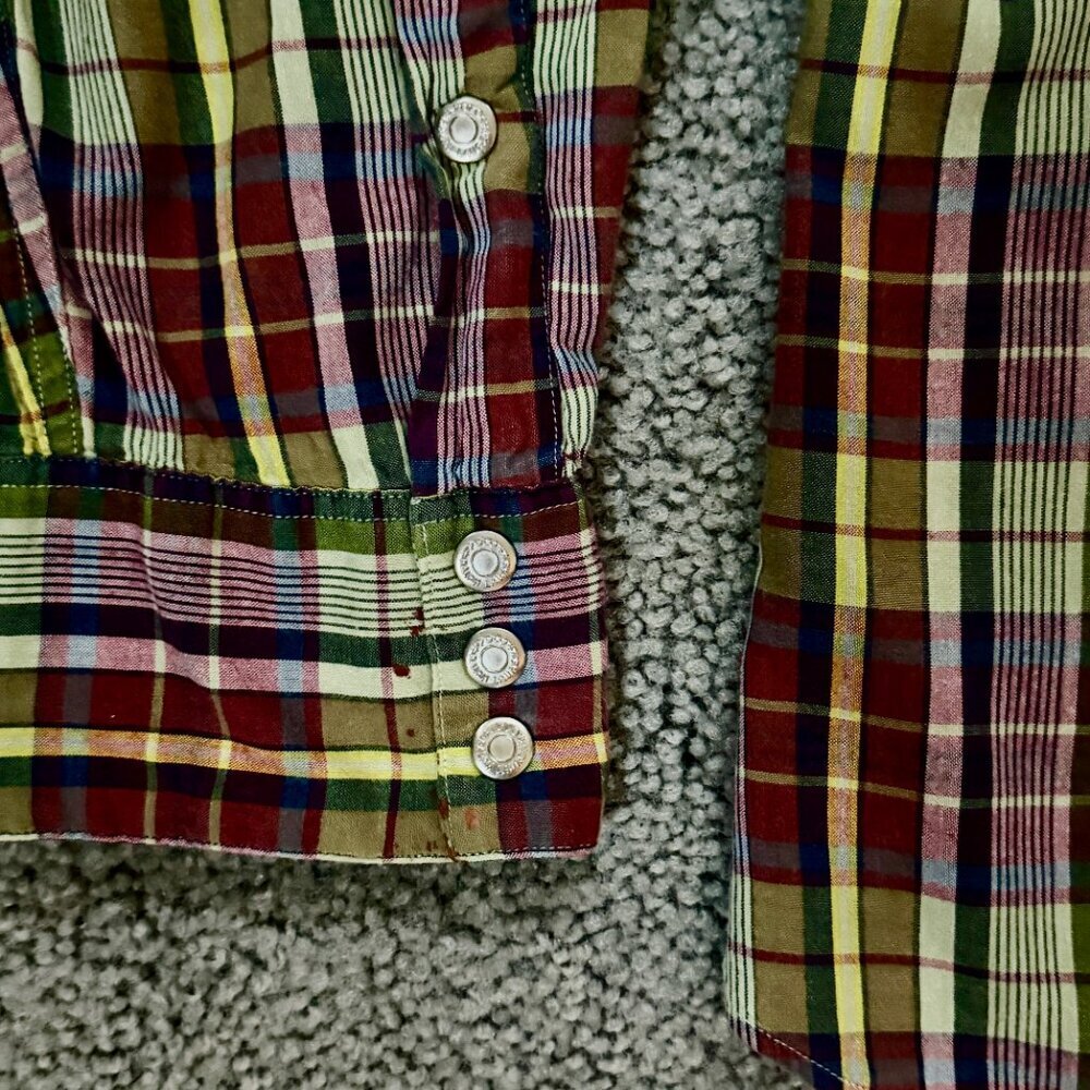 Vintage Polo Ralph Lauren RL Western Plaid Shirt- Men's Size XL - VERY Good Cond - Picture 8 of 14